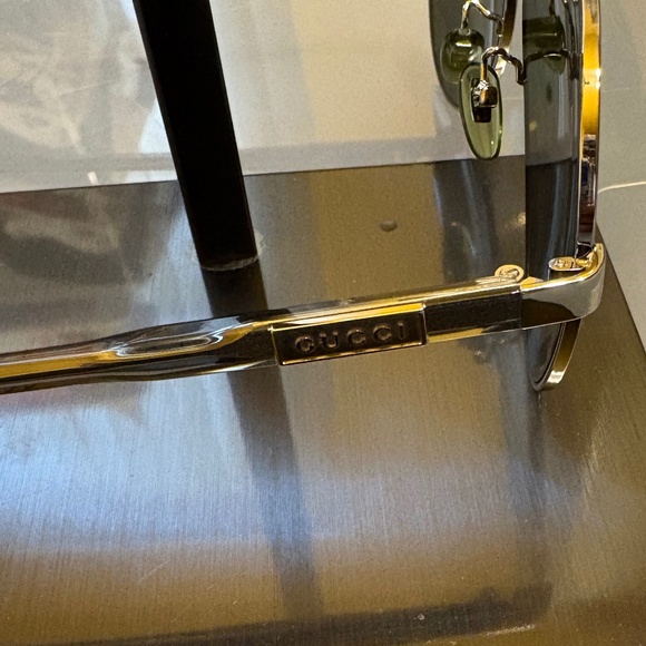 Authentic Gucci, Men's Aviator Frame Sunglasses, NWT - Picture 2 of 4